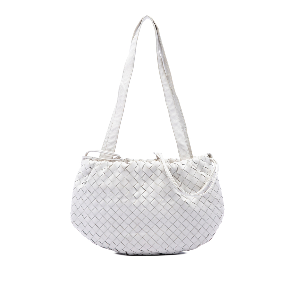 Pre-Loved Bottega Veneta Small Nappa Intrecciato Bulb Satchel